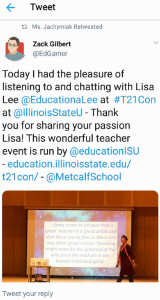 Lisa Lee Keynote Speaker Tweet 03